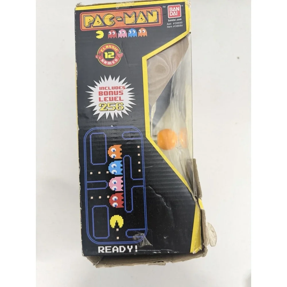 Bandai Pac-Man Connect & Play 12 Classic Games Joystick 35th Anniversary Read‎